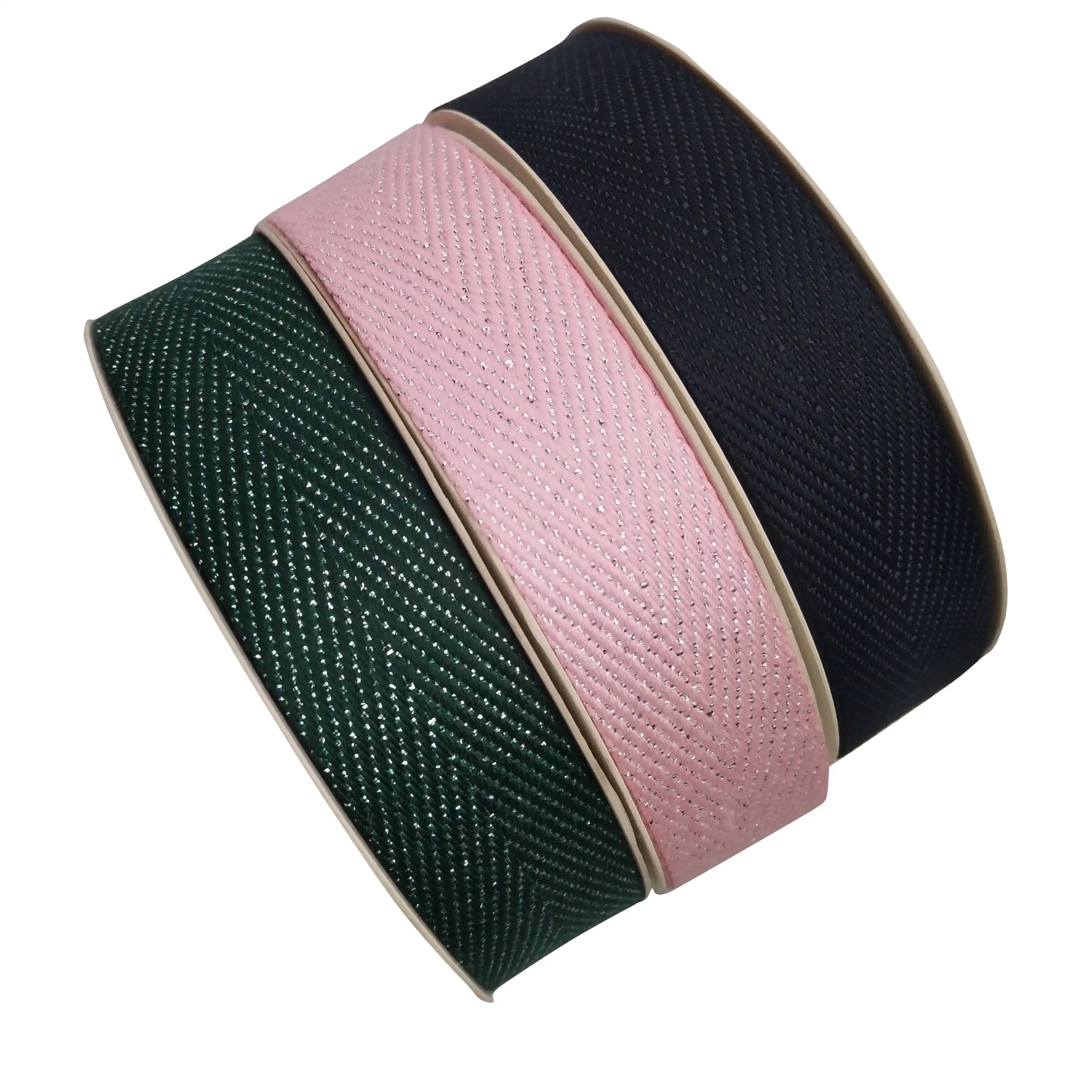 wholesale 9mm cotton/polyester cotton twill solild color eco friendly cotton Bling Bling Silver Gold Purl Twill ribbon
wholesale 9mm cotton/polyester cotton twill solild color eco friendly cotton Bling Bling Silver Gold Purl Twill ribbon