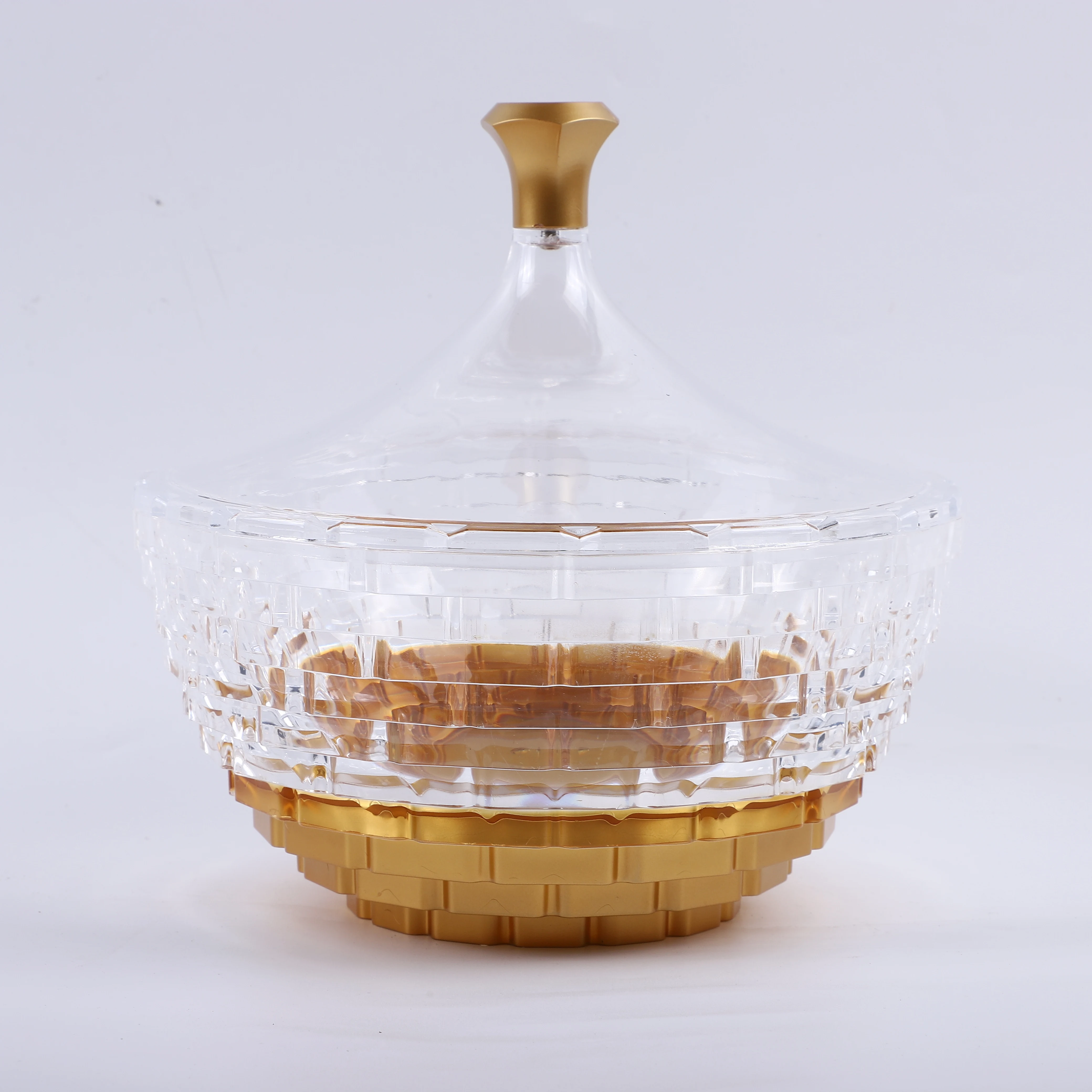 Acrylic round with lid full transparent sweet container SWEET JAR, Clear/gold/silver
Acrylic round with lid full transparent sweet container SWEET JAR, Clear/gold/silver
