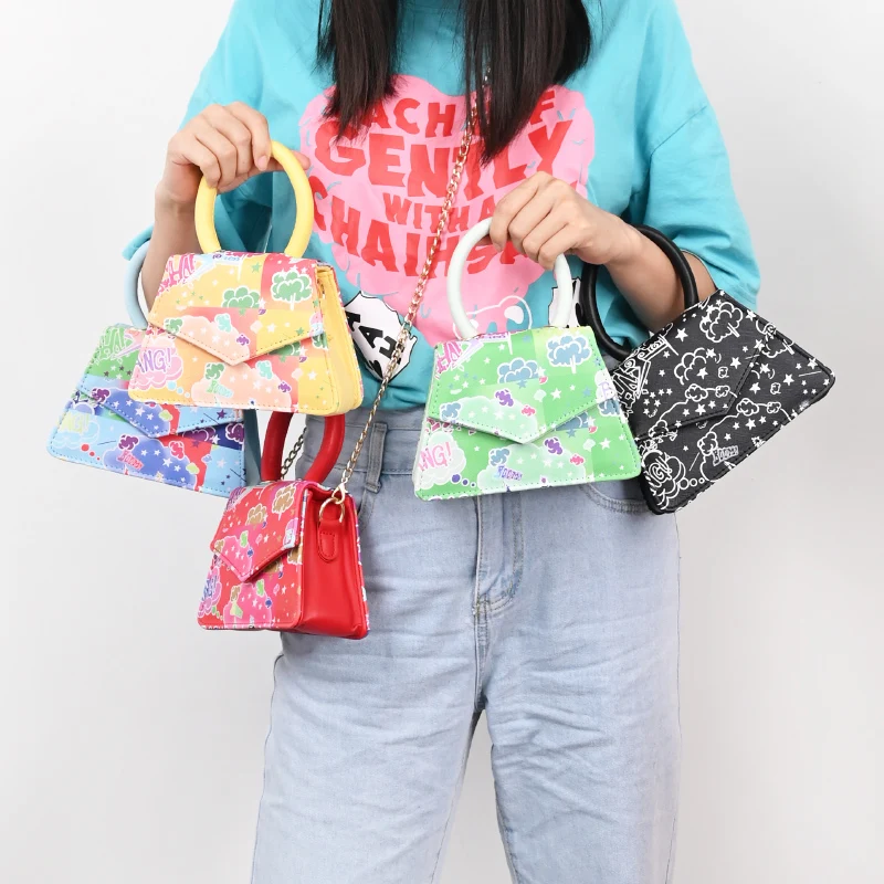 Fashion Handbags Designer Graffiti Crossbody Women Hand Bag Ladies, 7 colors
Fashion Handbags Designer Graffiti Crossbody Women Hand Bag Ladies, 7 colors