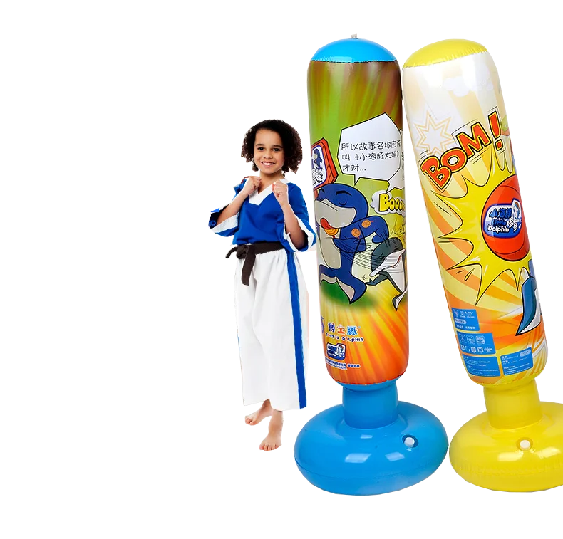 Fitness children inflatable boxing column inflatable sandbag vent toy thickened sandbag, Blue/yellow
Fitness children inflatable boxing column inflatable sandbag vent toy thickened sandbag, Blue/yellow