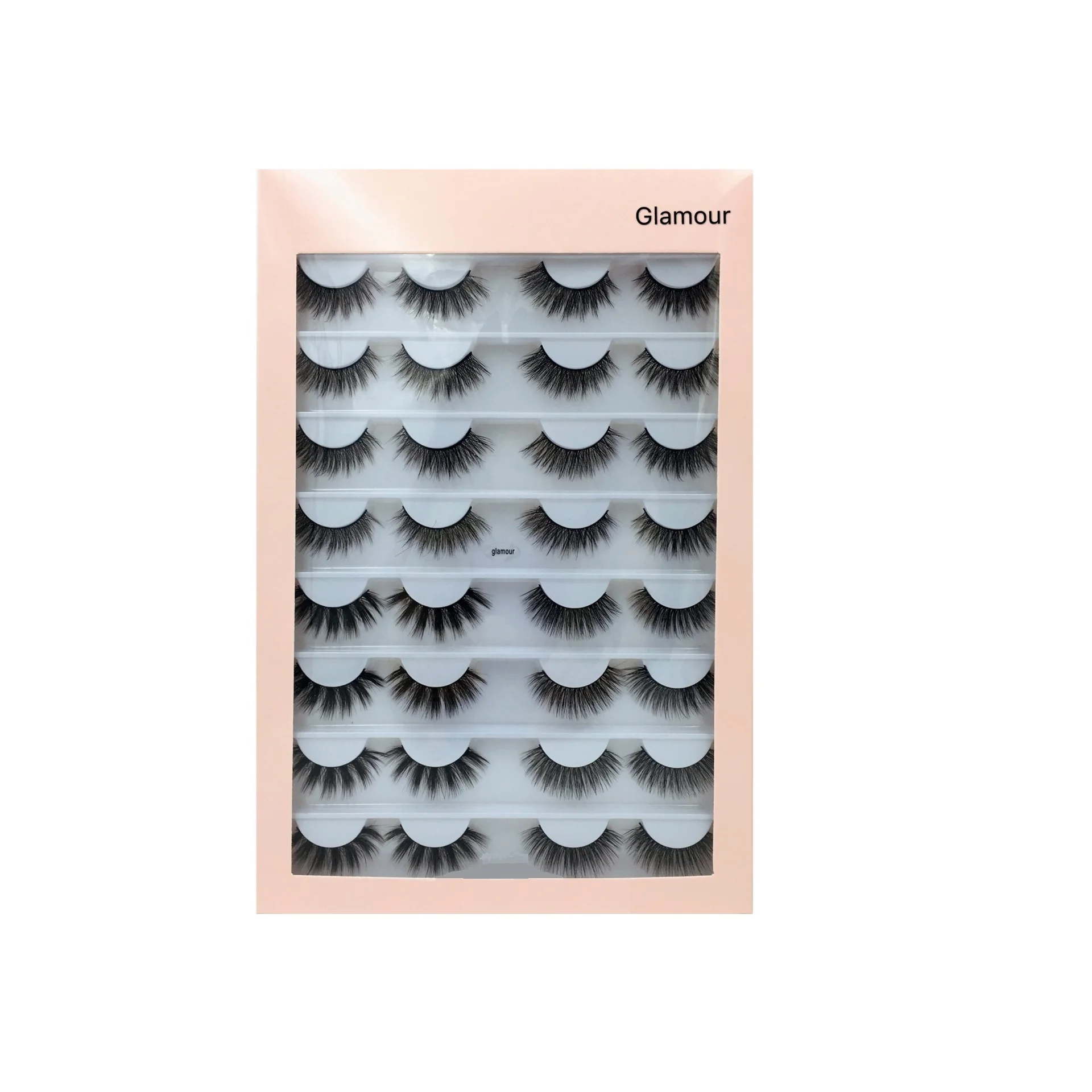 16 pairs customized boxes 3d faux natural mink eyelashes vendor adhesive eyelash extension lash sets case packaging, Natural black
16 pairs customized boxes 3d faux natural mink eyelashes vendor adhesive eyelash extension lash sets case packaging, Natural black