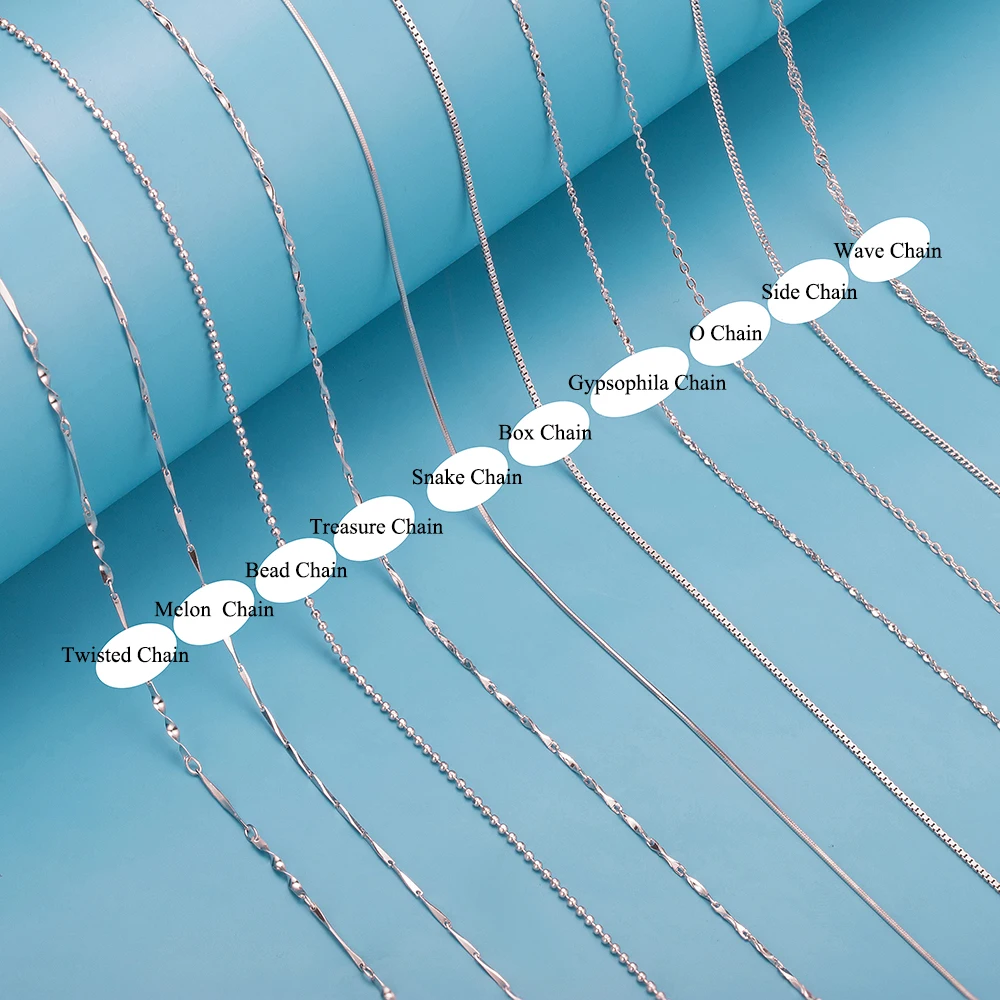 Factory price 16-18-24 inch 925 sterling silver Snake box Simple italian Chain Men's and women's Necklace for Pendants
Factory price 16-18-24 inch 925 sterling silver Snake box Simple italian Chain Men's and women's Necklace for Pendants