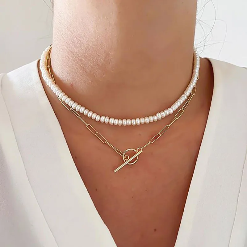 18K Gold Plated Layered Dainty Necklace Double Circle Pendant Disc Chain Asjuatable Long for Simple Women Pendant
18K Gold Plated Layered Dainty Necklace Double Circle Pendant Disc Chain Asjuatable Long for Simple Women Pendant