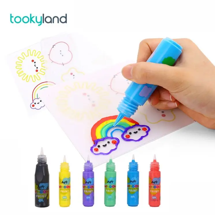 DIY drawing toys Window paint Art 3D instant Sticky art glass deco Window Cling for Kids Toy
DIY drawing toys Window paint Art 3D instant Sticky art glass deco Window Cling for Kids Toy