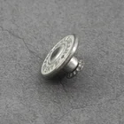 Factory supply fashion custom embossed metal snap buttons with logo for coats/clothing