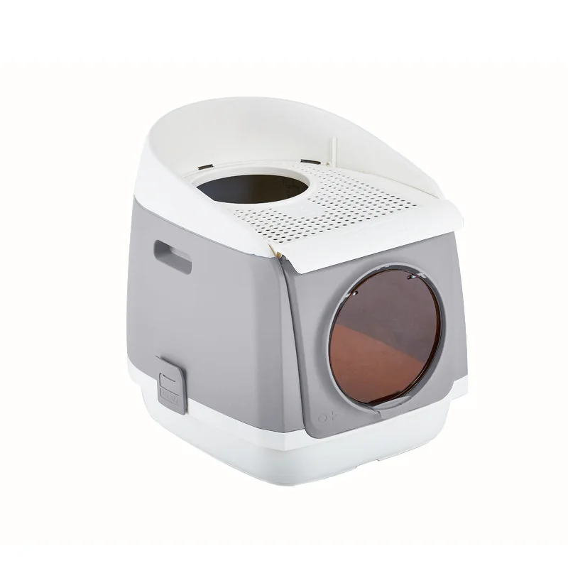 Pet Products Pet Cleaning Closed Plastic Cat Toilet box Cat Litter Trays Cat Litter Box, White
Pet Products Pet Cleaning Closed Plastic Cat Toilet box Cat Litter Trays Cat Litter Box, White