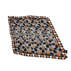 Moq Scarf 500pcs Low MOQ Foldable Outdoor Silk Square Scarves Fashion Custom Printed Thin Silk Scarf