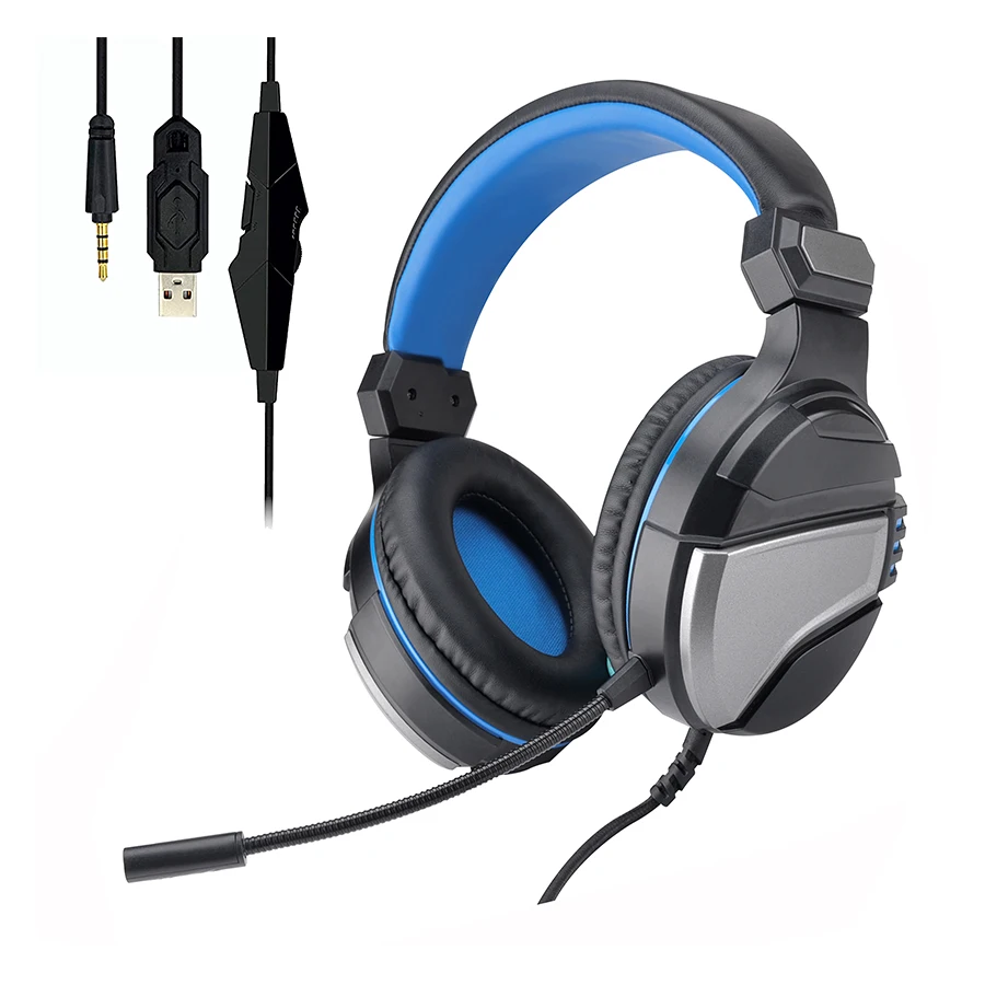 Factory directly selling USB music computer mic wired earphones headphones headsets with RGB Light
Factory directly selling USB music computer mic wired earphones headphones headsets with RGB Light