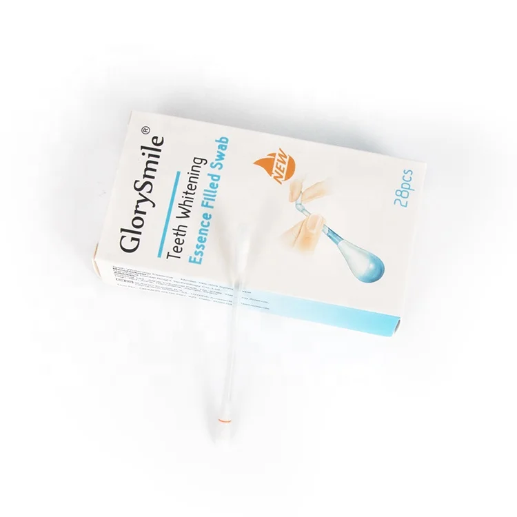 Home use teeth whitening essence include 28pcs cotton swabs with custom box package and gel, White
Home use teeth whitening essence include 28pcs cotton swabs with custom box package and gel, White