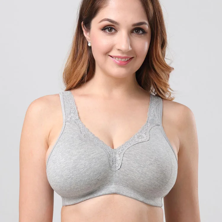 Womens Full Coverage Non Padded Comfort Strap Transparent Minimizer Wireless French Lace woman bra plus size, 6 color as pictures
Womens Full Coverage Non Padded Comfort Strap Transparent Minimizer Wireless French Lace woman bra plus size, 6 color as pictures