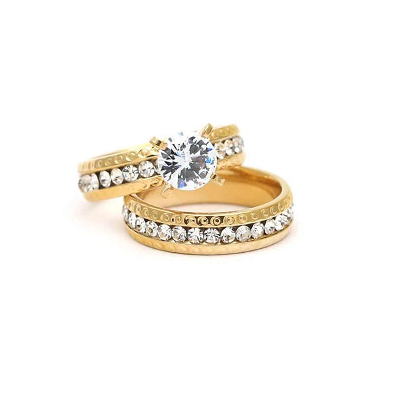 Wholesale Engagement Gold Wedding Rings Wedding Engagement Ring Bling CZ Ladies Ring
Wholesale Engagement Gold Wedding Rings Wedding Engagement Ring Bling CZ Ladies Ring