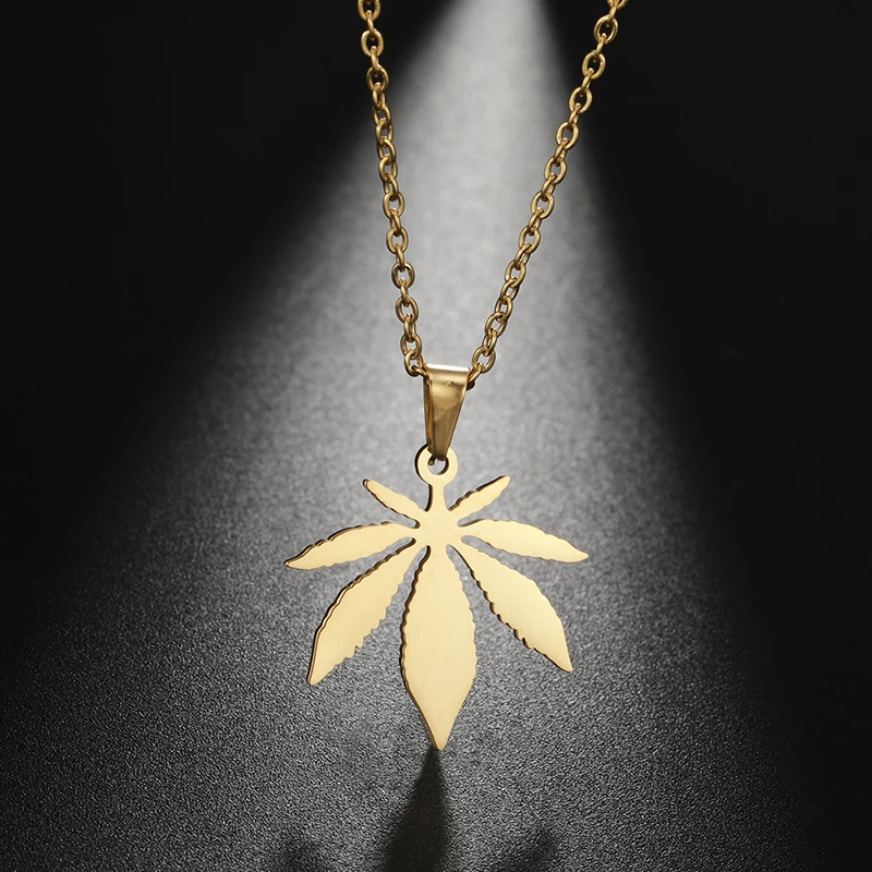 Fashion Real 18k Gold Stainless Steel Necklace For Women Man Custom Jewelry Maple Leaf Pendant Necklace Promotion Gift, Steel color,gold,rose gold
Fashion Real 18k Gold Stainless Steel Necklace For Women Man Custom Jewelry Maple Leaf Pendant Necklace Promotion Gift, Steel color,gold,rose gold