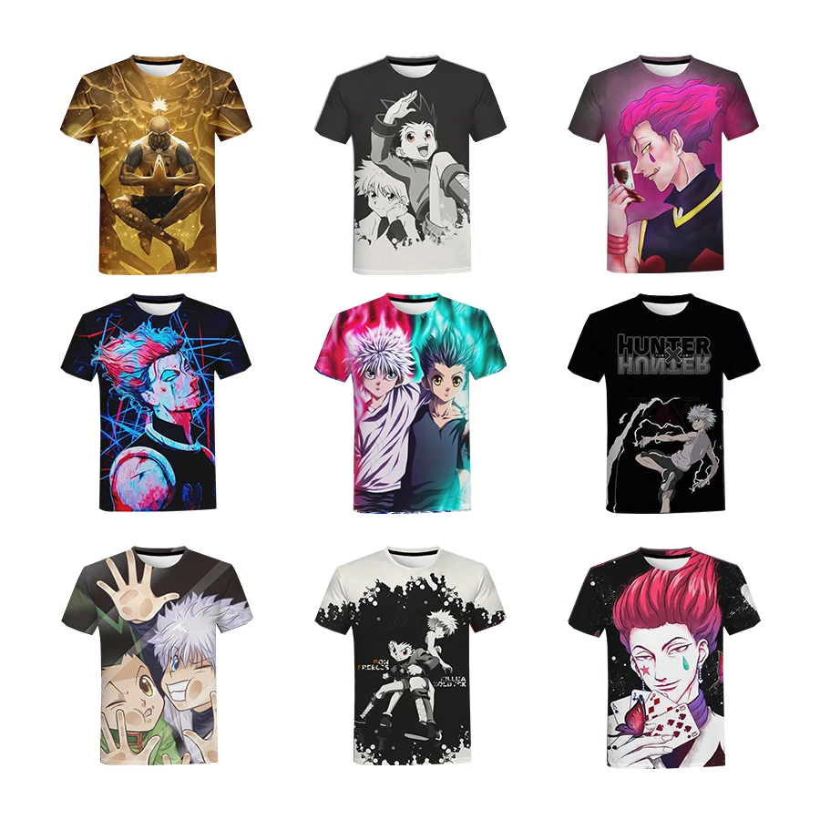 Japanese Anime 3d Printed T-Shirts Women Anime HxH Streetwear Fashion Short Sleeve Shirt For men Anime t shirt
Japanese Anime 3d Printed T-Shirts Women Anime HxH Streetwear Fashion Short Sleeve Shirt For men Anime t shirt