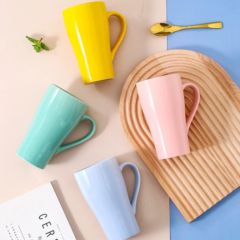 Nordic pink coffee ceramic mugs 17 oz big capacity ceramic water cups, Pink, green, blue, yellow
Nordic pink coffee ceramic mugs 17 oz big capacity ceramic water cups, Pink, green, blue, yellow