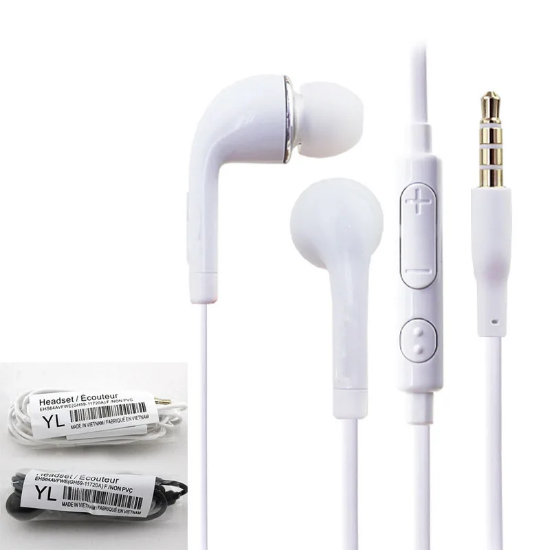 s4 J5 JB YL headset Sports Earphones 3.5mm Wired Earphones not easy to fall android for samsung ear buds - ANKUX.COM