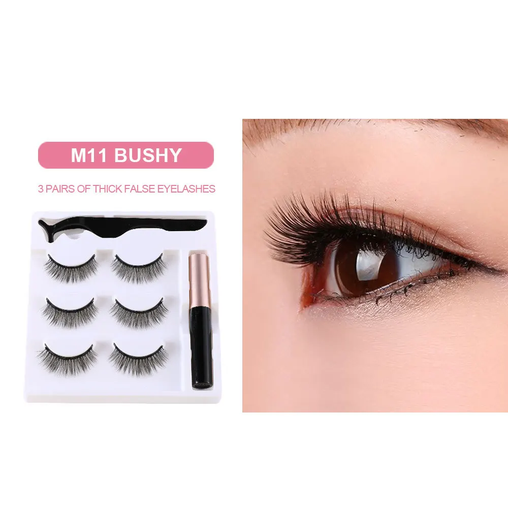 Hp042 Fashion 3Pairs Magnetic Eyeliner False Eyelashes Set Thick Bushy Curly Eyelash Extend Makeup Glue-free Magnet Eyelashes
Hp042 Fashion 3Pairs Magnetic Eyeliner False Eyelashes Set Thick Bushy Curly Eyelash Extend Makeup Glue-free Magnet Eyelashes