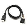 dupont cable 2.54mm 5 Pin motherboard female header to mini USB male cable