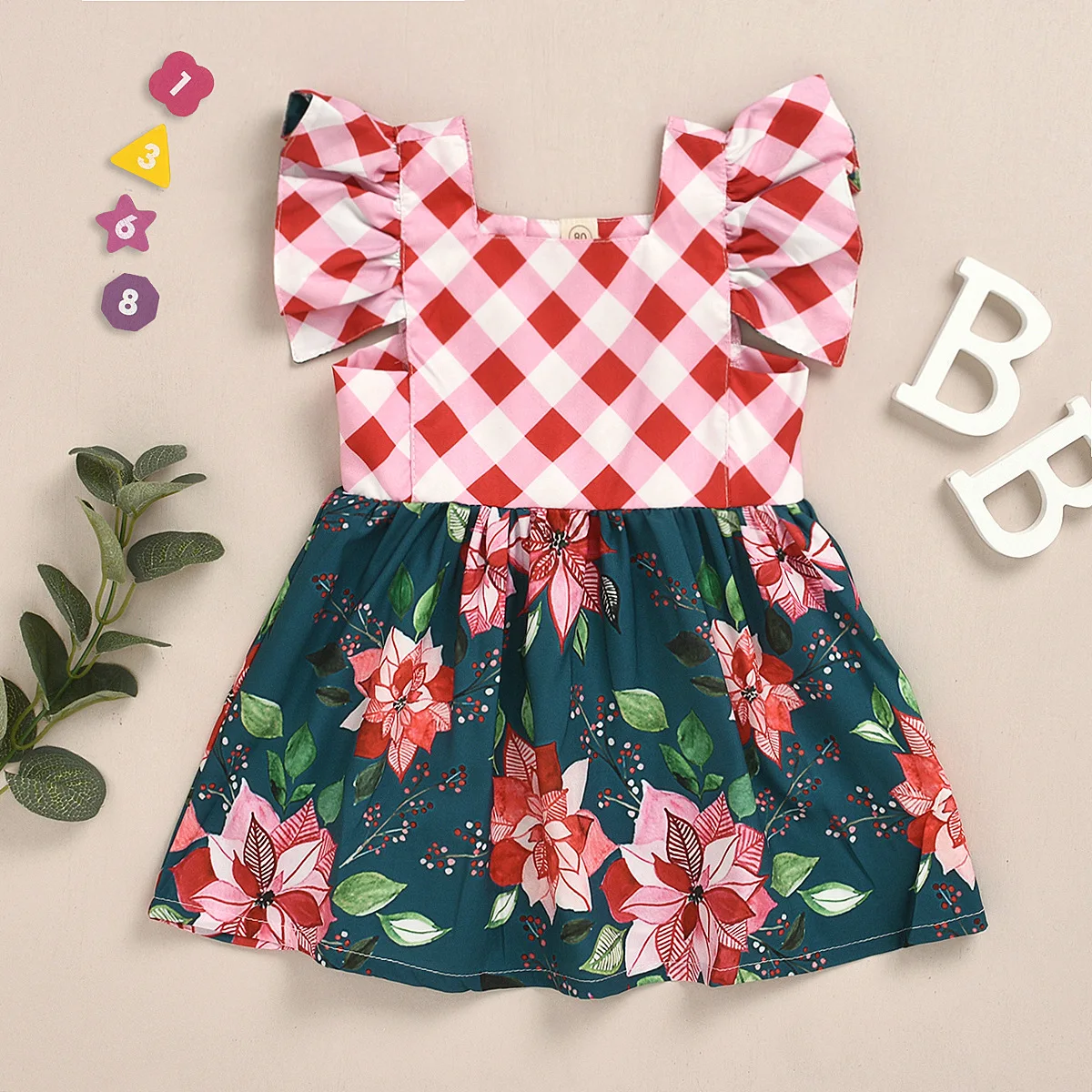 Factory Supply Short Sleeve Knitted Button A-Line Square Collar Floral Summer Kids Cute Dresses For Girls, Picture shows
Factory Supply Short Sleeve Knitted Button A-Line Square Collar Floral Summer Kids Cute Dresses For Girls, Picture shows