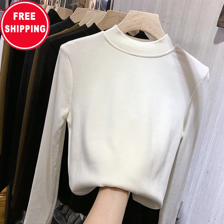 Free Shipping Winter Woman Tshirts Women's Thin Fleece Top for Autumn and Winter Turtleneck Long Sleeve T-shirt, Leopard, snake, camouflage, a1, a2, a3, a4
Free Shipping Winter Woman Tshirts Women's Thin Fleece Top for Autumn and Winter Turtleneck Long Sleeve T-shirt, Leopard, snake, camouflage, a1, a2, a3, a4