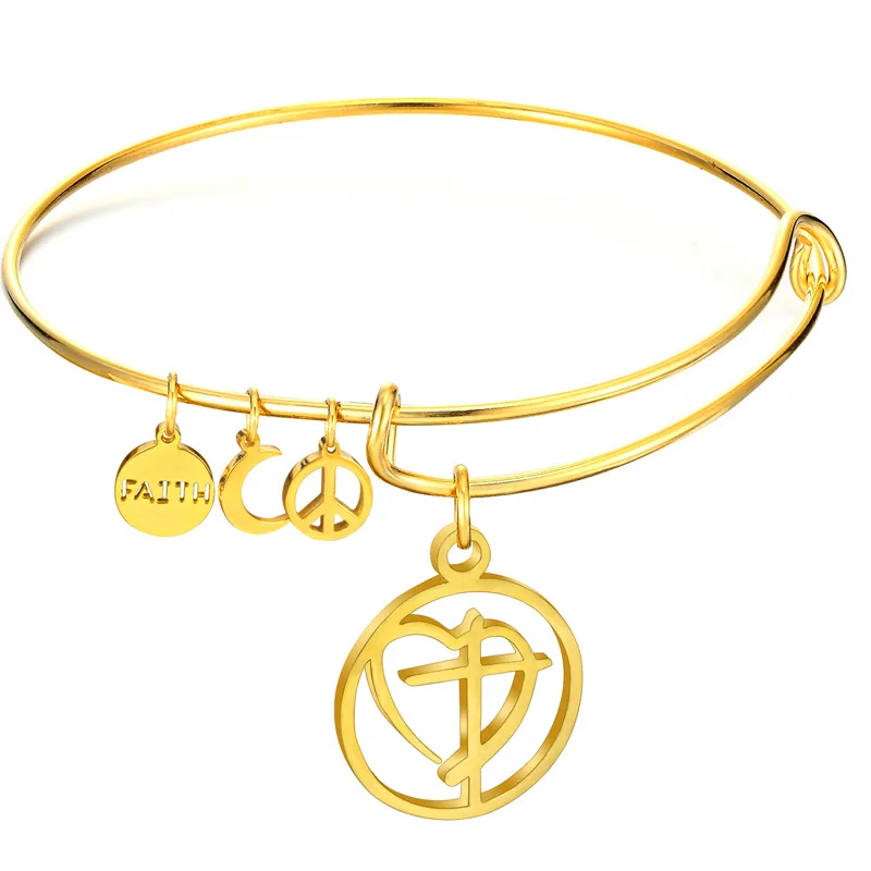 Stainless steel women's fashion simple jewelry customized factory direct holiday celebration gift bracelet
Stainless steel women's fashion simple jewelry customized factory direct holiday celebration gift bracelet