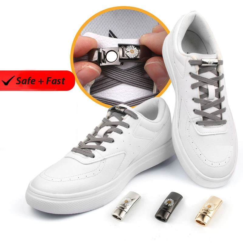 New Chic Daisy Design Magnetic No Tie Elastic Shoe Laces Directly Factory, Wholesale Quick Tie Magnet Locking System Shoelaces, 16 colors for choose
New Chic Daisy Design Magnetic No Tie Elastic Shoe Laces Directly Factory, Wholesale Quick Tie Magnet Locking System Shoelaces, 16 colors for choose
