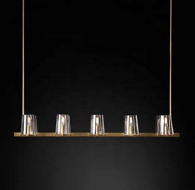 Modern Led Ceiling Lamp Popular Vintage Indoor Lighting Clear Glass Pedant Lights Pauillac Linear Chandelier 49" CZ2811L/10, Nickel, brass, bronze
Modern Led Ceiling Lamp Popular Vintage Indoor Lighting Clear Glass Pedant Lights Pauillac Linear Chandelier 49" CZ2811L/10, Nickel, brass, bronze