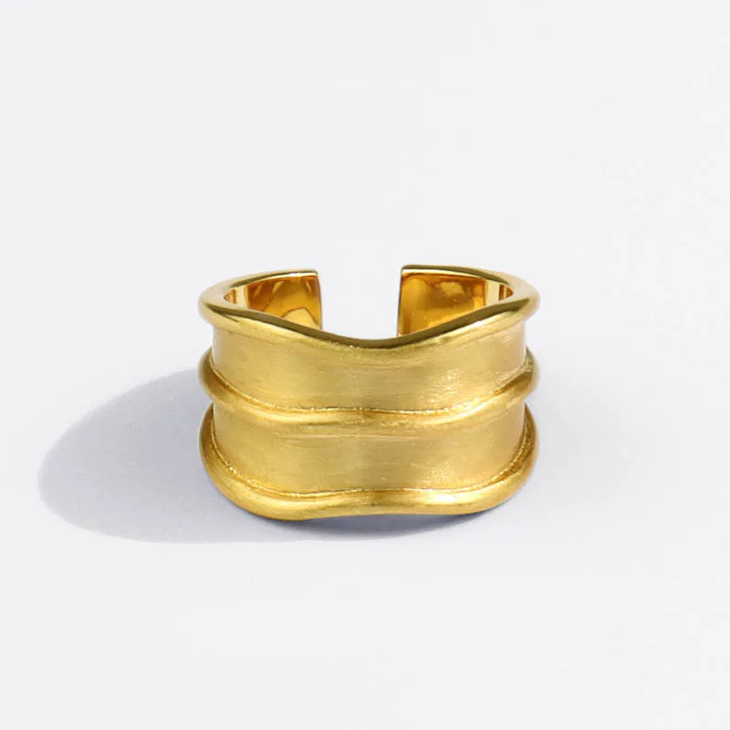 European Ins Geometric Irregular Cuff Finger Rings Wide Open Rings for Fashion Jewelry Gifts
European Ins Geometric Irregular Cuff Finger Rings Wide Open Rings for Fashion Jewelry Gifts