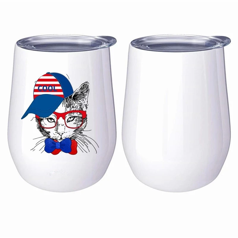 Wholesale 12oz Sublimation stainless steel stemless wine tumbler coffee mug with lid
Wholesale 12oz Sublimation stainless steel stemless wine tumbler coffee mug with lid