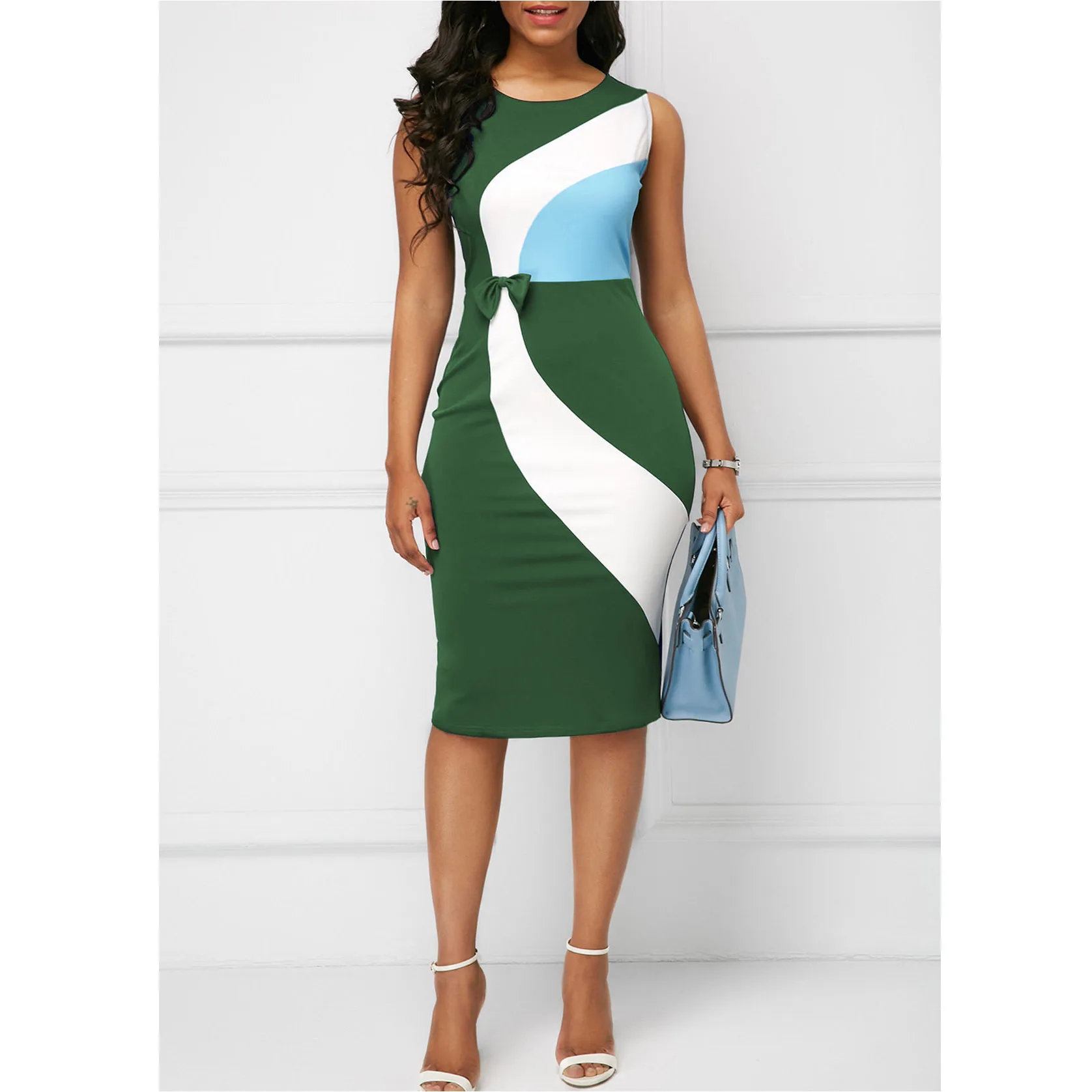 Plus Size 5XL Sleeveless Women Bodycon Career Dresses Summer Women Elegant Business Dresses Women Office Formal Wear
Plus Size 5XL Sleeveless Women Bodycon Career Dresses Summer Women Elegant Business Dresses Women Office Formal Wear