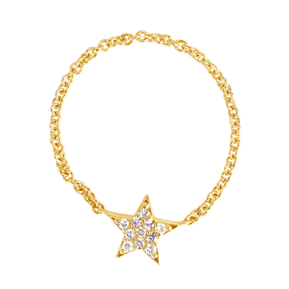 925 sterling silver rings 18k gold plated classical eternity ring simple style star ring for women wedding
925 sterling silver rings 18k gold plated classical eternity ring simple style star ring for women wedding