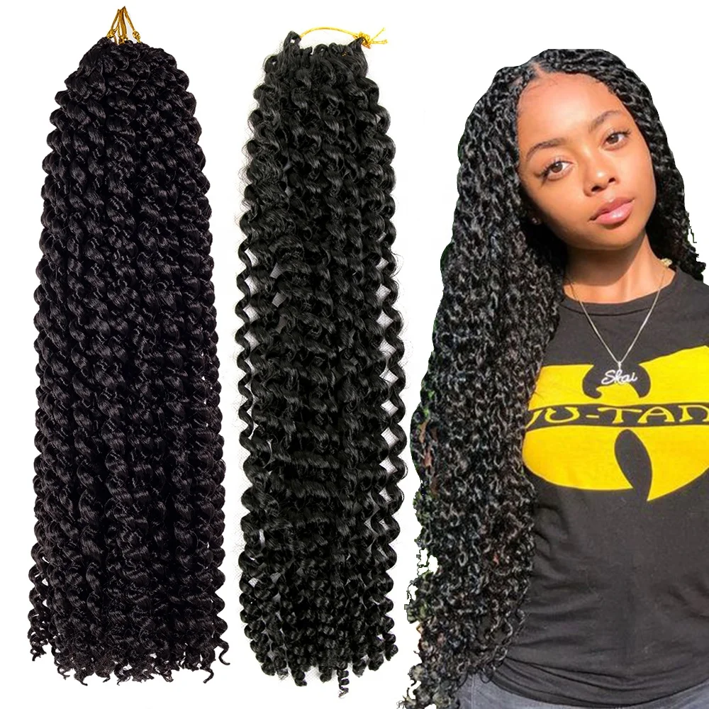 18inch Passion Twist Hair Crochet Curly Water Wave Braids Synthetic Passion Twist Hair Extension
18inch Passion Twist Hair Crochet Curly Water Wave Braids Synthetic Passion Twist Hair Extension