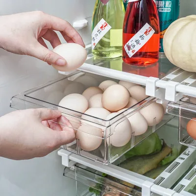 Transparent Pet Refrigerator Drawer Storage Box Retractable Pull-out Fruit And Vegetable Storage Box Refrigerator Storage Box
Transparent Pet Refrigerator Drawer Storage Box Retractable Pull-out Fruit And Vegetable Storage Box Refrigerator Storage Box