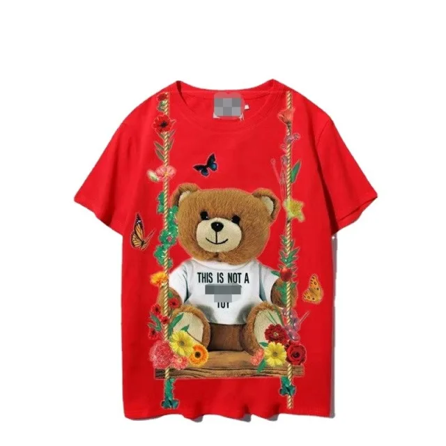 2021summer fashion little bear printed T shirt women fashion brand cotton short sleeve t shirt female streetwear tops plus size, Gray,pink,green,white,black,blue
2021summer fashion little bear printed T shirt women fashion brand cotton short sleeve t shirt female streetwear tops plus size, Gray,pink,green,white,black,blue
