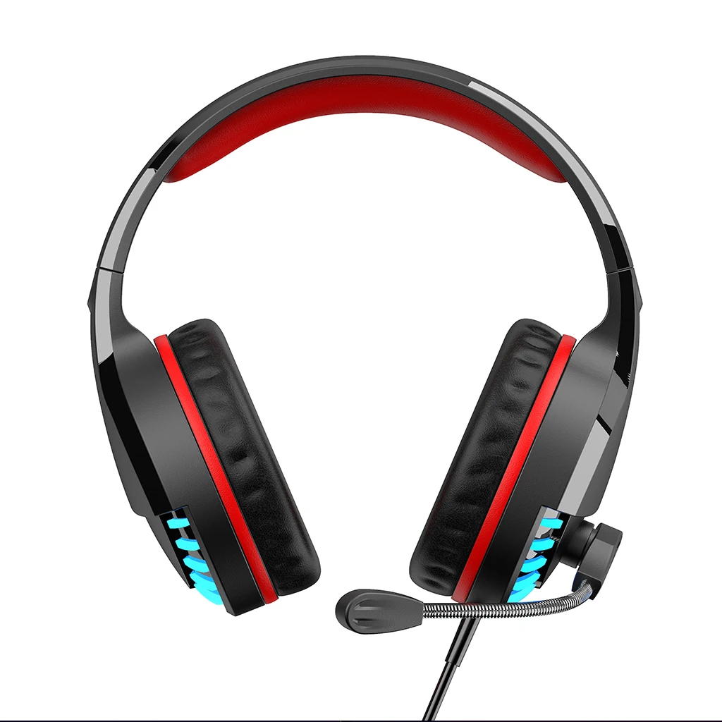 Gaming headset game player surround sound stereo wired microphone USB colorful light laptop gaming headset
Gaming headset game player surround sound stereo wired microphone USB colorful light laptop gaming headset