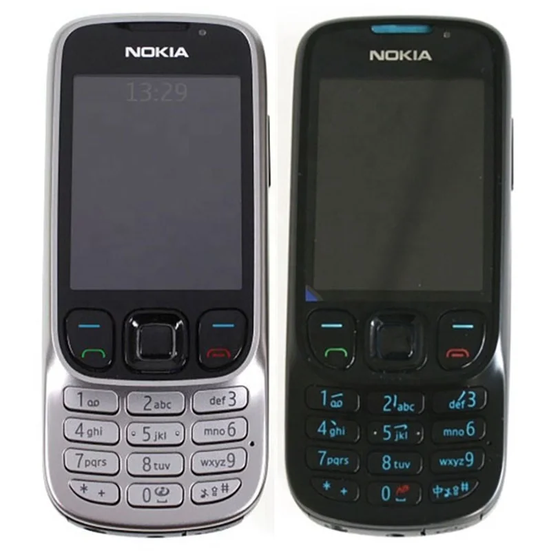 

For Nokia 6303i Classic Mobile Phones Unlocked Cell Phone Customize Russian Arabic keyboard