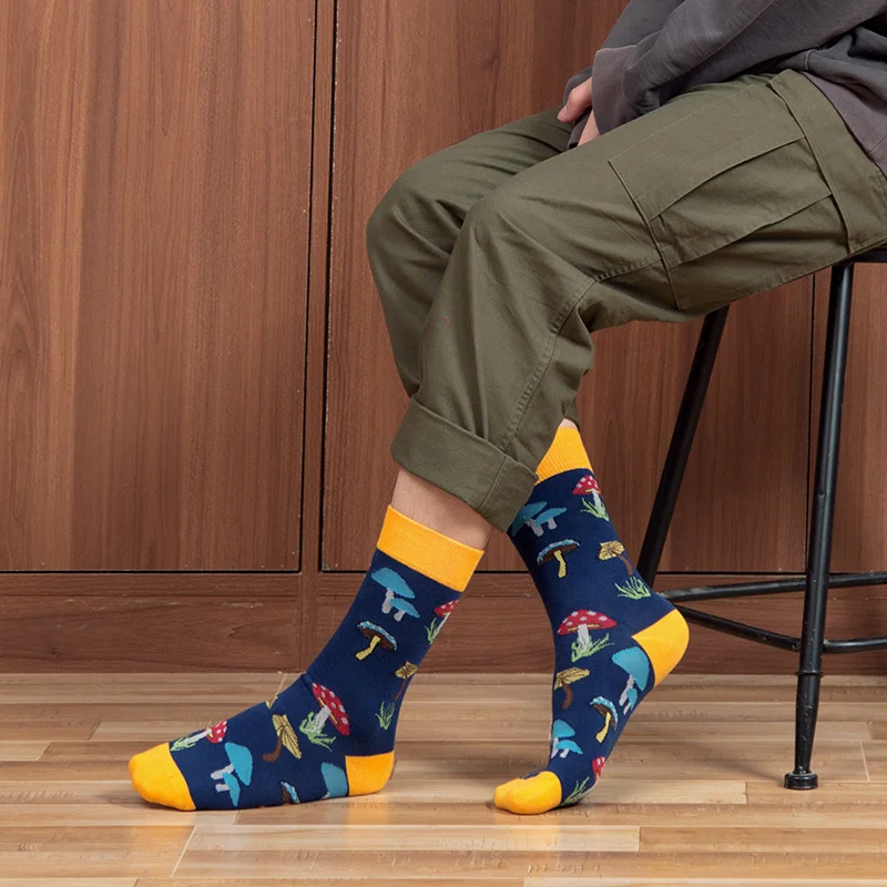 Personality 100% Cotton African Pattern Contact Color Tube Men's Sport Happy Socks, As pictures
Personality 100% Cotton African Pattern Contact Color Tube Men's Sport Happy Socks, As pictures