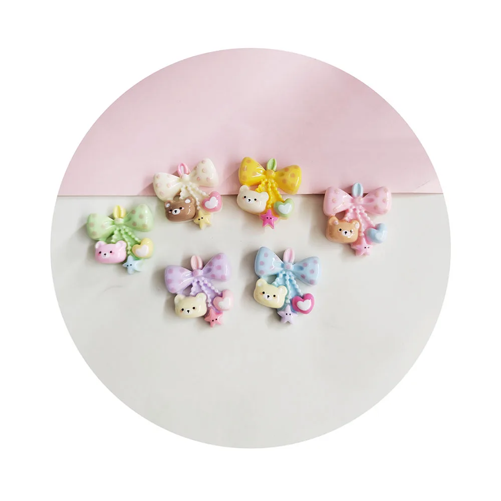 New Style Kawaii Bowknot Charms 3D Resin Craft Decoration Flatback Bowtie Phone Case DIY Parts
New Style Kawaii Bowknot Charms 3D Resin Craft Decoration Flatback Bowtie Phone Case DIY Parts