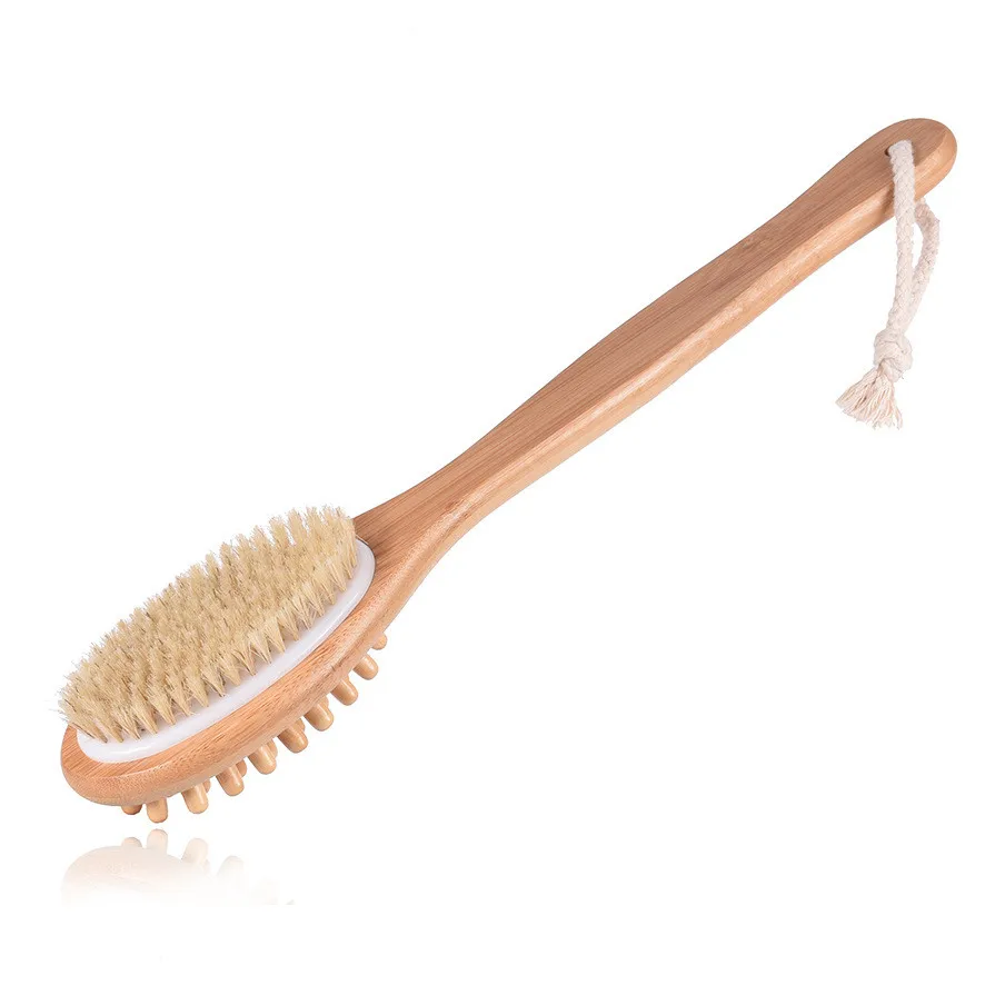 J857 Wholesale Long Handle Wooden Bamboo Bristles Brush Hair Natural Massage Brush Double Head Body Bath Brushes, Burlywood
J857 Wholesale Long Handle Wooden Bamboo Bristles Brush Hair Natural Massage Brush Double Head Body Bath Brushes, Burlywood