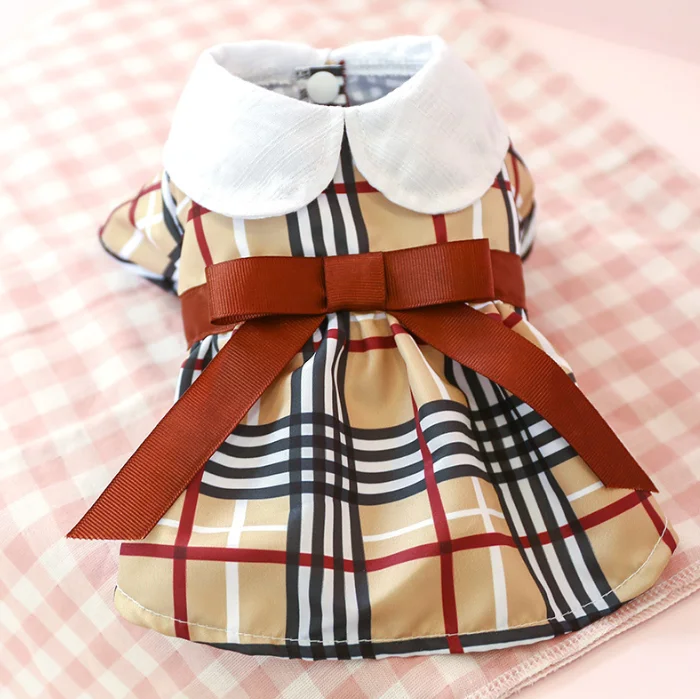 Three-Dimensional Bowknot Grid Classic Plaid Pattern Dress Supplier accessories Apparel Clothing Dog cat dress pet clothes, Other
Three-Dimensional Bowknot Grid Classic Plaid Pattern Dress Supplier accessories Apparel Clothing Dog cat dress pet clothes, Other