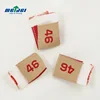 Custom high quality double layer sided polyester satin printed dress logo label