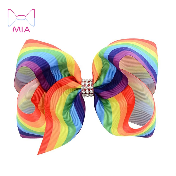 Free shipping Rainbow Ribbon Hair Bow Hair Clip Baby Hair Accessories For Girls Student 838, Picture shows
Free shipping Rainbow Ribbon Hair Bow Hair Clip Baby Hair Accessories For Girls Student 838, Picture shows