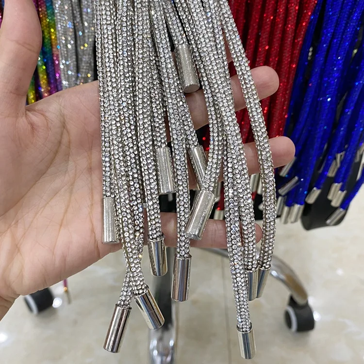 Hot sale popular hight quality 3/ 6mm diamond rope trimming for popular hood rhinestone rope rhinestone drawstring, Crystal
Hot sale popular hight quality 3/ 6mm diamond rope trimming for popular hood rhinestone rope rhinestone drawstring, Crystal