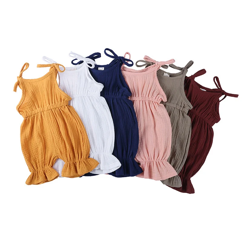 Baby Condole belt cotton hemp Romper summer newborn baby girl lovely child hayi lace foot mouth climb Jumpsuit Outfits clothes B, As photo
Baby Condole belt cotton hemp Romper summer newborn baby girl lovely child hayi lace foot mouth climb Jumpsuit Outfits clothes B, As photo