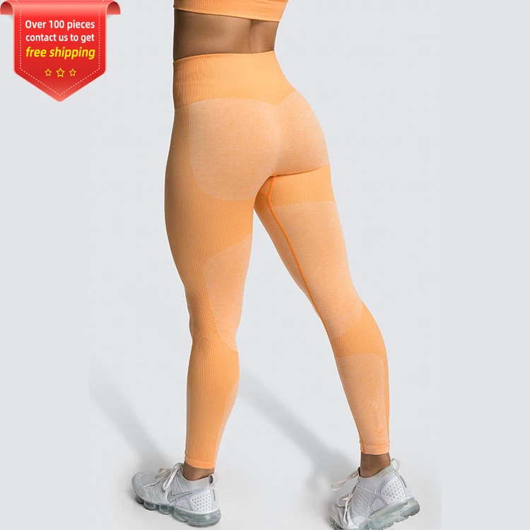 Sports gym workout seamless leggings high waist yoga pants squat proof leggings, Customized colors
Sports gym workout seamless leggings high waist yoga pants squat proof leggings, Customized colors