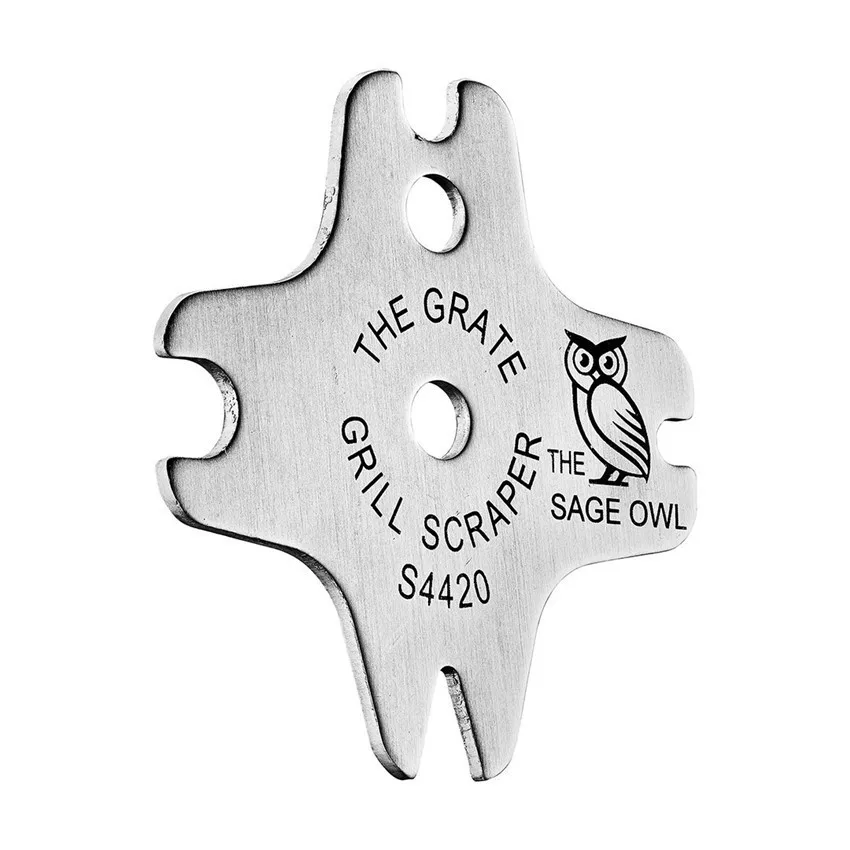 Stainless Steel BBQ Grill Scraper - Safer Than A Wire Brush for Cleaning Your Barbecue Grate, Sliver .gold
Stainless Steel BBQ Grill Scraper - Safer Than A Wire Brush for Cleaning Your Barbecue Grate, Sliver .gold