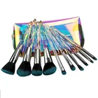 5 pcs 10 units make up brush Crystal Diamond makeup brushes private label