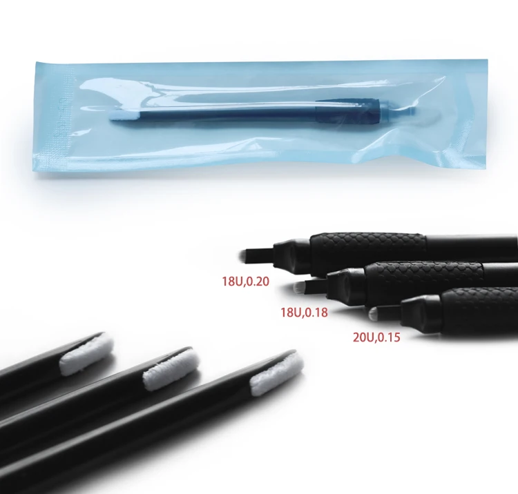 Professional Makeup Supplies Eyebrow Tattoo Manual Certified Safe Sterile Disposable Microblading Pens, Black
Professional Makeup Supplies Eyebrow Tattoo Manual Certified Safe Sterile Disposable Microblading Pens, Black