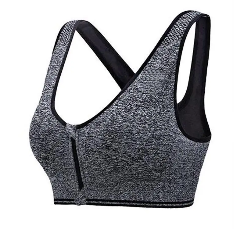 Front zippered bra gym shockproof breathable wireless vest sport underwear custom bra gym, Picture
Front zippered bra gym shockproof breathable wireless vest sport underwear custom bra gym, Picture