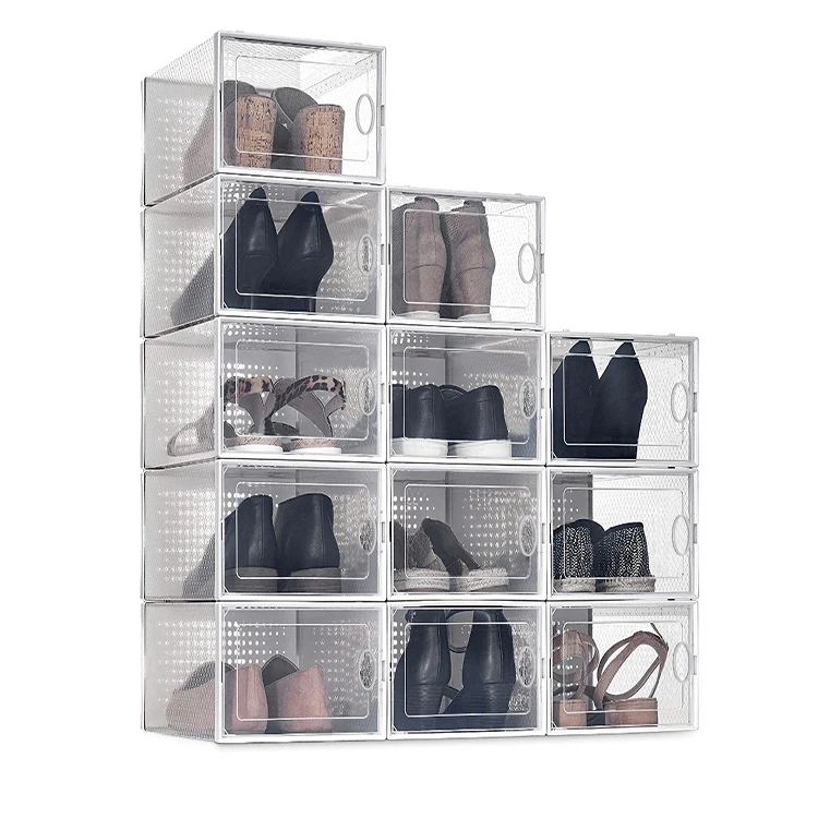 K&B transparent stackable shoe box plastic shoe box stackable clear shoe boxes case, Transparennt
K&B transparent stackable shoe box plastic shoe box stackable clear shoe boxes case, Transparennt