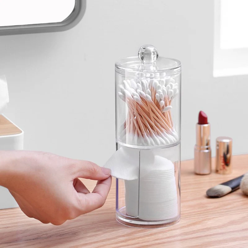 Hot Sale Makeup Storage Box Bathroom Organizer Cotton Box Qtips Holder Acrylic in Low Price, Transparent
Hot Sale Makeup Storage Box Bathroom Organizer Cotton Box Qtips Holder Acrylic in Low Price, Transparent